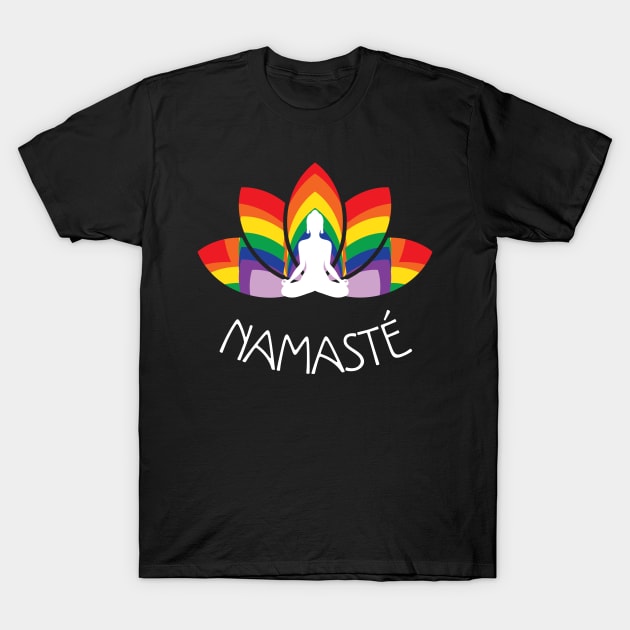 Namaste T-Shirt by PeaceLoveandWeightLoss